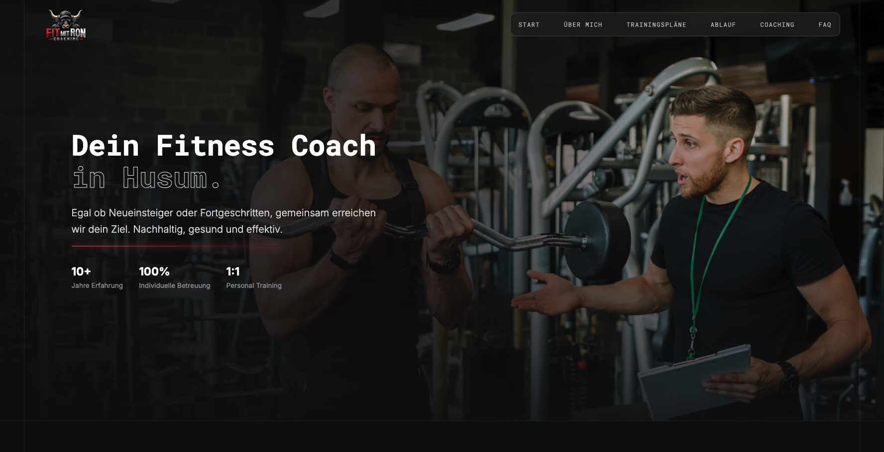 Projektvorschau Fit mit Ron